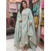 Mint Blossom Maslin Unstitched Suit Set