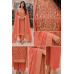 Peach Royale Banarasi Elegance Unstitched Suit Set Peach Royale Banarasi Elegance Unstitched Suit Set