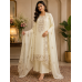 Ivory Grace Mal Cotton Unstitched Suit Set Ivory Grace Mal Cotton Unstitched Suit Set