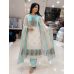 Aqua Bloom Lilan Unstitched Suit Set Aqua Bloom Lilan Unstitched Suit Set