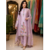 Lavender Prism Shimmer Unstitched Suit Set