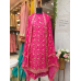 Royal Fuchsia Chenon Embroidered Unstitched Suit Set Royal Fuchsia Chenon Embroidered Unstitched Suit Set