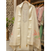 Ivory Royale Shimmer Banarasi Unstitched Suit Set Ivory Royale Shimmer Banarasi Unstitched Suit Set