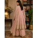 Blush Royale Shimmer Stitched Short Anarkali Plazo Set