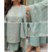 Mint Blossom Maslin Unstitched Suit Set