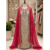 Rose Beige Banarasi Grace Unstitched Suit Set Rose Beige Banarasi Grace Unstitched Suit Set