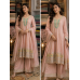 Blush Royale Shimmer Stitched Short Anarkali Plazo Set