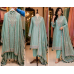 Mint Celeste Shimmer Designer Unstitched Suit Set Mint Celeste Shimmer Designer Unstitched Suit Set