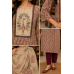 Royal Mehroon Peacock Cotton Stitched Suit Set Royal Mehroon Peacock Cotton Stitched Suit Set