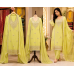 Lemon Glow Crush Shimmer Unstitched Suit Set Lemon Glow Crush Shimmer Unstitched Suit Set