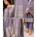 Lavender Silver Banarasi Jakhat Suit Set