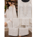 Noor-e-Lucknow White Georgette Stitched Salwar Kameez Set Noor-e-Lucknow White Georgette Stitched Salwar Kameez Set