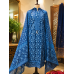 Royal Sapphire Blue Cotton Unstitched Suit Set Royal Sapphire Blue Cotton Unstitched Suit Set