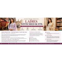 Ladies Stitched Suits Online– The Perfect Blend of Style, Comfort & Elegance Ladies Stitched Suits Online– The Perfect Blend of Style, Comfort & Elegance