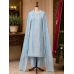 Sky Blue Elegance Cotton Unstitched Suit Set Sky Blue Elegance Cotton Unstitched Suit Set