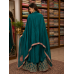 Ruby Teal Royale Chenon Sharara Suit Set