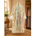 Elegant Pastel Floral Printed Cotton Stitched Suit with Lakhnavi Lace Details Elegant Pastel Floral Printed Cotton Stitched Suit with Lakhnavi Lace Details