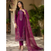 Veeran Fashions Deep Wine Modal Cotton Unstitched Suit and Printed Shiffon Dupatta Veeran Fashions Deep Wine Modal Cotton Unstitched Suit and Printed Shiffon Dupatta