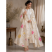 Luxury Ivory Shimmer Silk Unstitched Boutique Suit Set with Designer Dupatta