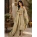 Muted Olive Green Jacquard Unstitched Luxury Boutique Suit Set with Designer Banarsi Dupatta Muted Olive Green Jacquard Unstitched Luxury Boutique Suit Set with Designer Banarsi Dupatta