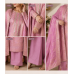 Luxury Lavender Shimmer Silk Unstitched Suit with Heavy Embroidered Neck & Fancy Shimmer Dupatta Luxury Lavender Shimmer Silk Unstitched Suit with Heavy Embroidered Neck & Fancy Shimmer Dupatta