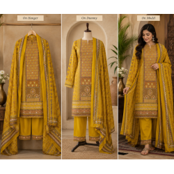 Royal Mustard Maslin Unstitched Suit with Fancy Digital Printed Maslin Dupatta Royal Mustard Maslin Unstitched Suit with Fancy Digital Printed Maslin Dupatta