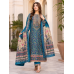 Regal Peacock Blue Maslin Unstitched Suit with Fancy Printed Maslin Dupatta Regal Peacock Blue Maslin Unstitched Suit with Fancy Printed Maslin Dupatta