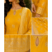 Mustard Yellow Banarasi Silk Unstitched Suit Set with Upada Silk Bottom Mustard Yellow Banarasi Silk Unstitched Suit Set with Upada Silk Bottom