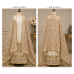Veeran Fashions Beige Designer Boutique Unstitched Suit Set Veeran Fashions Beige Designer Boutique Unstitched Suit Set