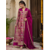 Veeran Fashions Royal Magenta Dola Jacquard Unstitched Boutique Suit Set Veeran Fashions Royal Magenta Dola Jacquard Unstitched Boutique Suit Set