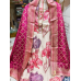 Pink Floral Shimmer Boutique Unstitched Suit with Banarasi Dupatta Pink Floral Shimmer Boutique Unstitched Suit with Banarasi Dupatta