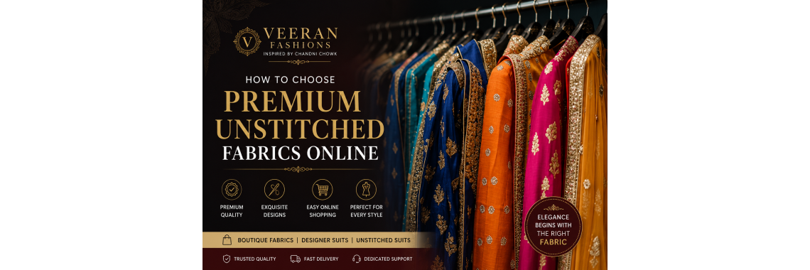 How to Choose Premium Unstitched Fabrics Online How to Choose Premium Unstitched Fabrics Online