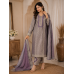 Veeran Fashions Lavender Banarasi Jacquard Unstitched Suit with Upada Silk Bottom Veeran Fashions Lavender Banarasi Jacquard Unstitched Suit with Upada Silk Bottom