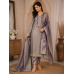Veeran Fashions Lavender Banarasi Jacquard Unstitched Suit with Upada Silk Bottom Veeran Fashions Lavender Banarasi Jacquard Unstitched Suit with Upada Silk Bottom