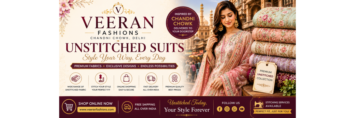 Unstitched Suits – The Perfect Blend of Style & Comfort for Every Occasion