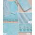 Sky Blue Swirl Floral Unstitched Boutique Cotton Suit Set Sky Blue Swirl Floral Unstitched Boutique Cotton Suit Set