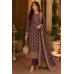 Regal Purple Chenon Unstitched Boutique Suit with Opada Silk Bottom