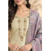 Ivory Blush Shimmer Unstitched Suit with Banarsi Dupatta Ivory Blush Shimmer Unstitched Suit with Banarsi Dupatta