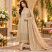 Luxury Champagne Gold Shimmer Unstitched Suit with Heavy Opada Work Dupatta | Veeran Fashions Luxury Champagne Gold Shimmer Unstitched Suit with Heavy Opada Work Dupatta | Veeran Fashions