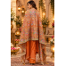 Royal Burnt Orange Crape Unstitched Suit with Multicolour Embroidered Dupatta Royal Burnt Orange Crape Unstitched Suit with Multicolour Embroidered Dupatta