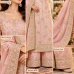 Luxury Blush Pink Shimmer Unstitched Suit with Heavy Opada Silk Bottom & Embroidered Dupatta Luxury Blush Pink Shimmer Unstitched Suit with Heavy Opada Silk Bottom & Embroidered Dupatta