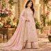 Luxury Blush Pink Shimmer Unstitched Suit with Heavy Opada Silk Bottom & Embroidered Dupatta Luxury Blush Pink Shimmer Unstitched Suit with Heavy Opada Silk Bottom & Embroidered Dupatta