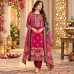 Rani Pink Floral Embroidered Crape Unstitched Suit with Pure Georgette Dupatta Rani Pink Floral Embroidered Crape Unstitched Suit with Pure Georgette Dupatta