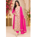 Royal Fuchsia Floral Georgette Unstitched Suit with Pure Chiffon Dupatta Royal Fuchsia Floral Georgette Unstitched Suit with Pure Chiffon Dupatta