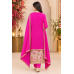 Royal Fuchsia Floral Georgette Unstitched Suit with Pure Chiffon Dupatta Royal Fuchsia Floral Georgette Unstitched Suit with Pure Chiffon Dupatta