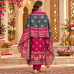 Rani Pink Floral Embroidered Crape Unstitched Suit with Pure Georgette Dupatta Rani Pink Floral Embroidered Crape Unstitched Suit with Pure Georgette Dupatta