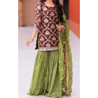 Sharara Suit with Full Lining Stitching