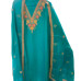 The Emerald Elegance Chinon Silk Suit Set