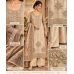 Ivory Gold Jakhat Silk Unstitched Suit with Heritage Printed Dupatta