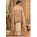 Ivory Gold Jakhat Silk Unstitched Suit with Heritage Printed Dupatta